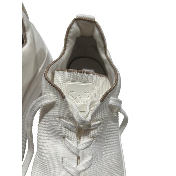 Sofft White Faro Sneakers Women Size 9 Comfort Recycled Knit Casual Eco-Friendly - Picture 3 of 8